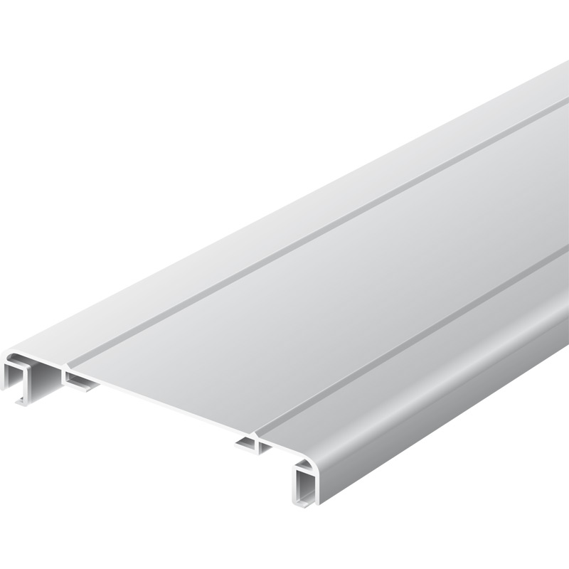 Light advertising profile 200 mm 2 frames anodized