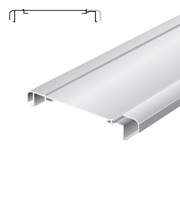 light advertising profile 200 mm softline with 1 loose frame anodized