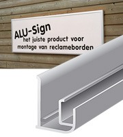 alu-schild sandgestrahlt und eloxiert