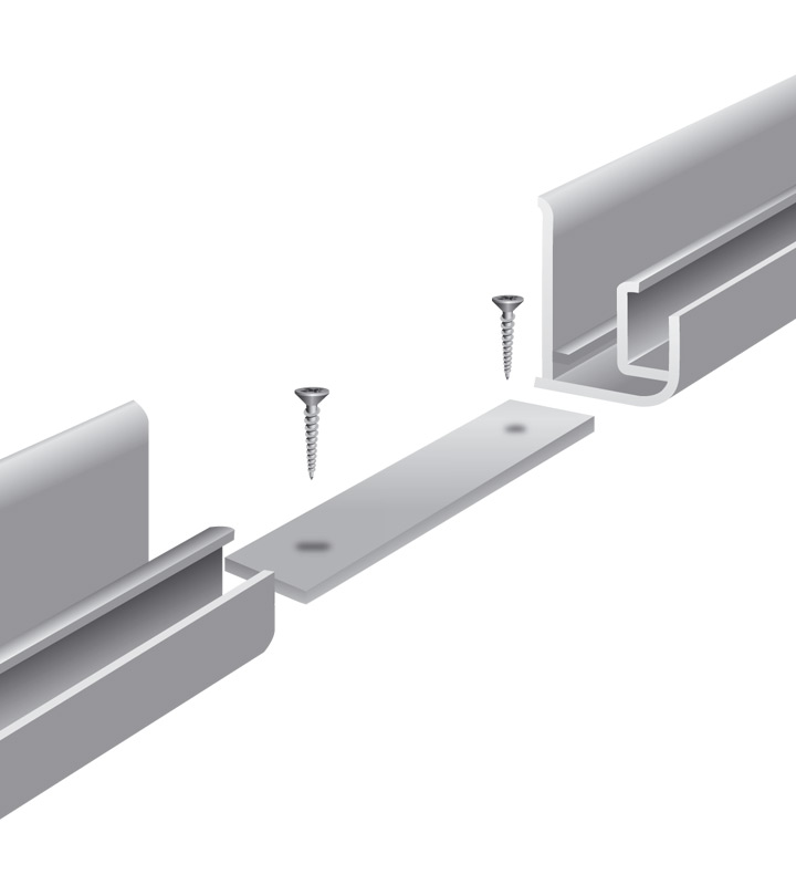 Alu sign connection set