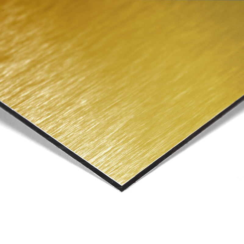 Mgbond brushed gold 3050 x 1500 x 3 mm 03