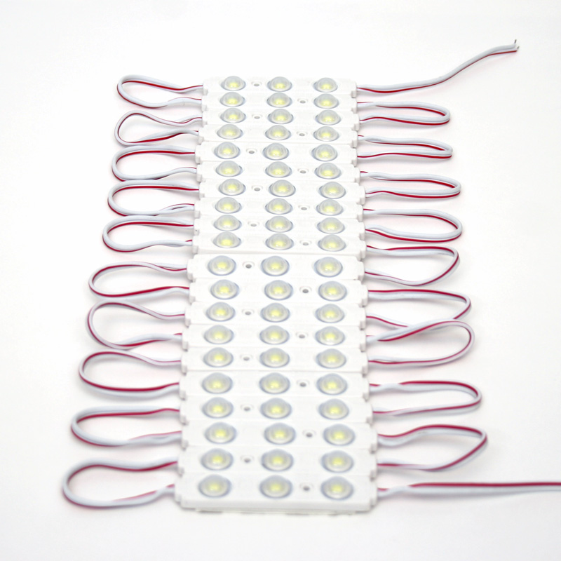 Led block 3 leds fb white