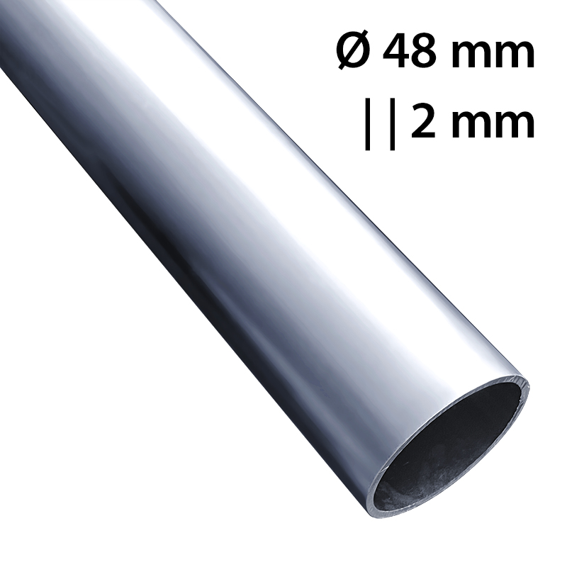 Aluminiumrohr Ø 48 mm / 2 mm