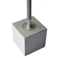 concrete block with c17 48 coupling