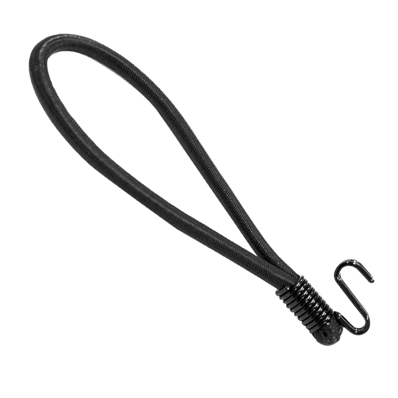 Elastic spinner double hook with swanneck 190 mm