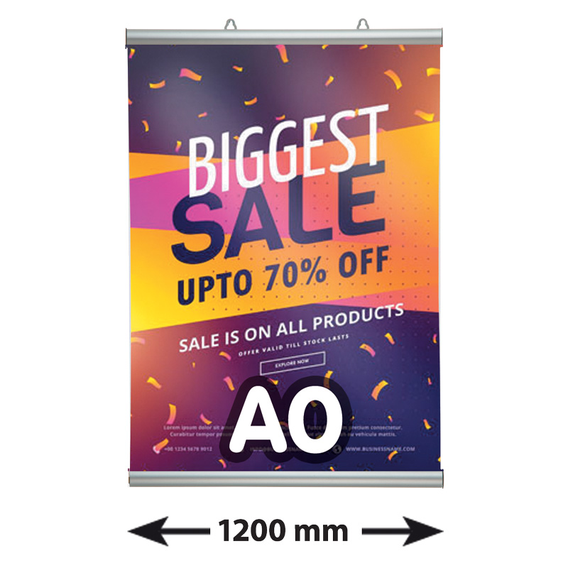 Poster snap a0 length 1200 mm