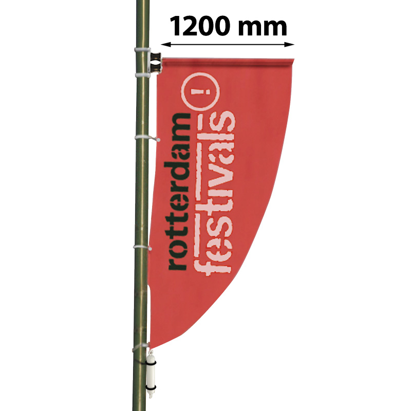 Pole Banner Länge 1200 mm