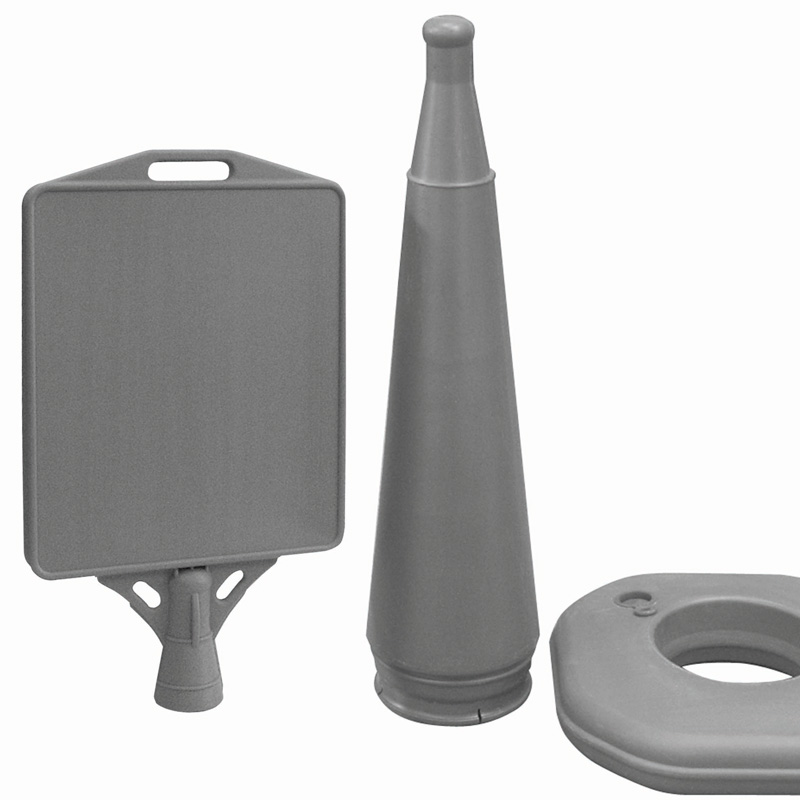 Waterbase pyramid gray plastic