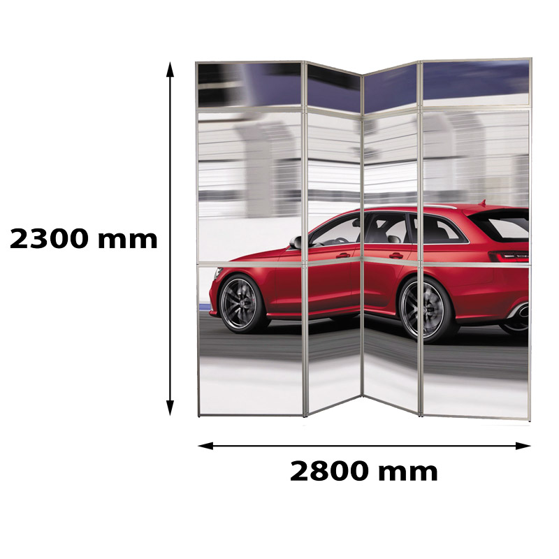 Panset presentation wall 4 x 3 12 panels