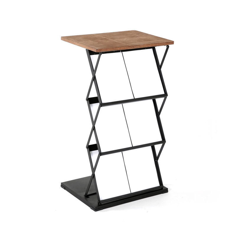 Foldable wood counter 2xa4