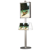 freestanding display click frame a1 round corners