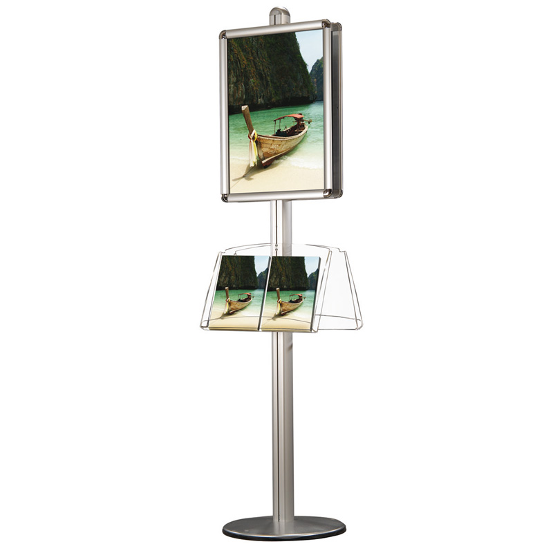 Freestanding display click frame a1 round corners