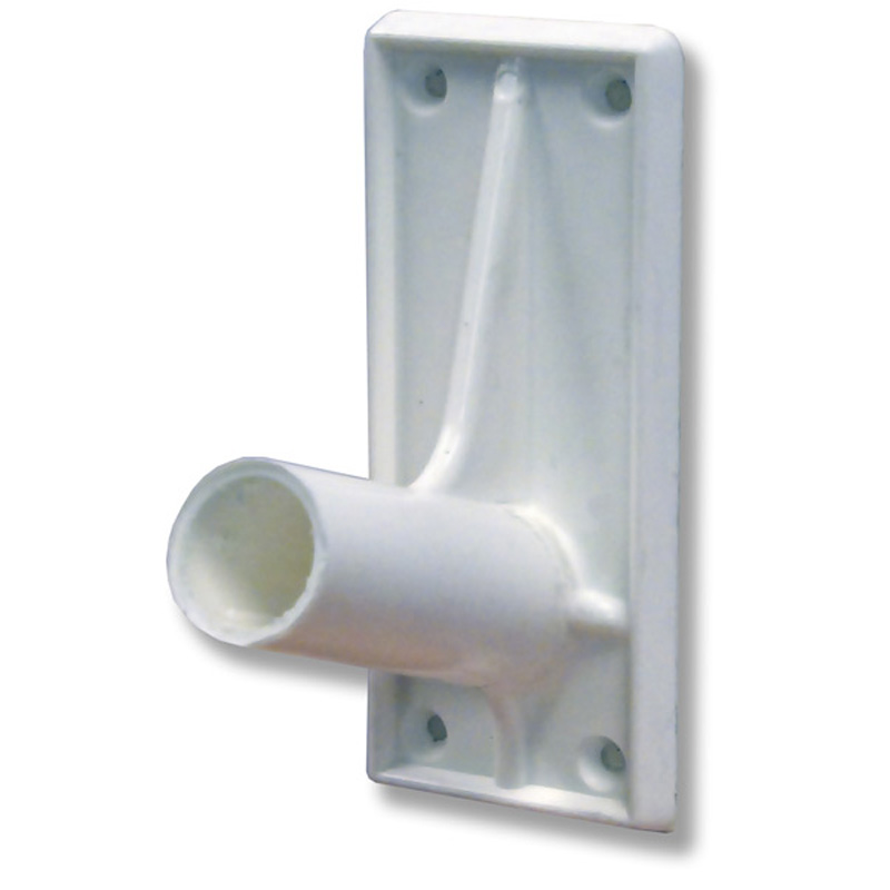 Selfadhesive PVC flagpole holder