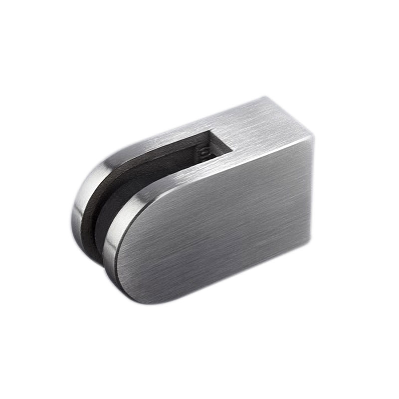 Glass clamp for wall mount stainless steel up to 5 mm
