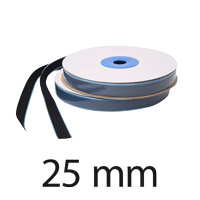 self adhesive velcro 25 mm wide hook black