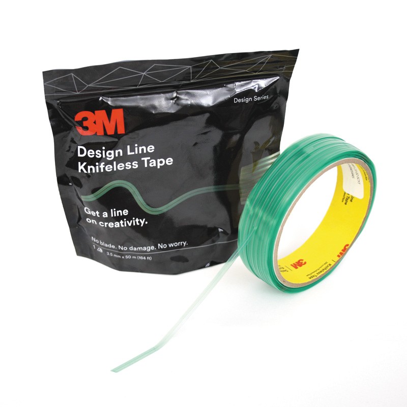 3m knifeless self adhesive tape with cutting wire design