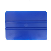 squeegee soft plastic with smooth edge blue