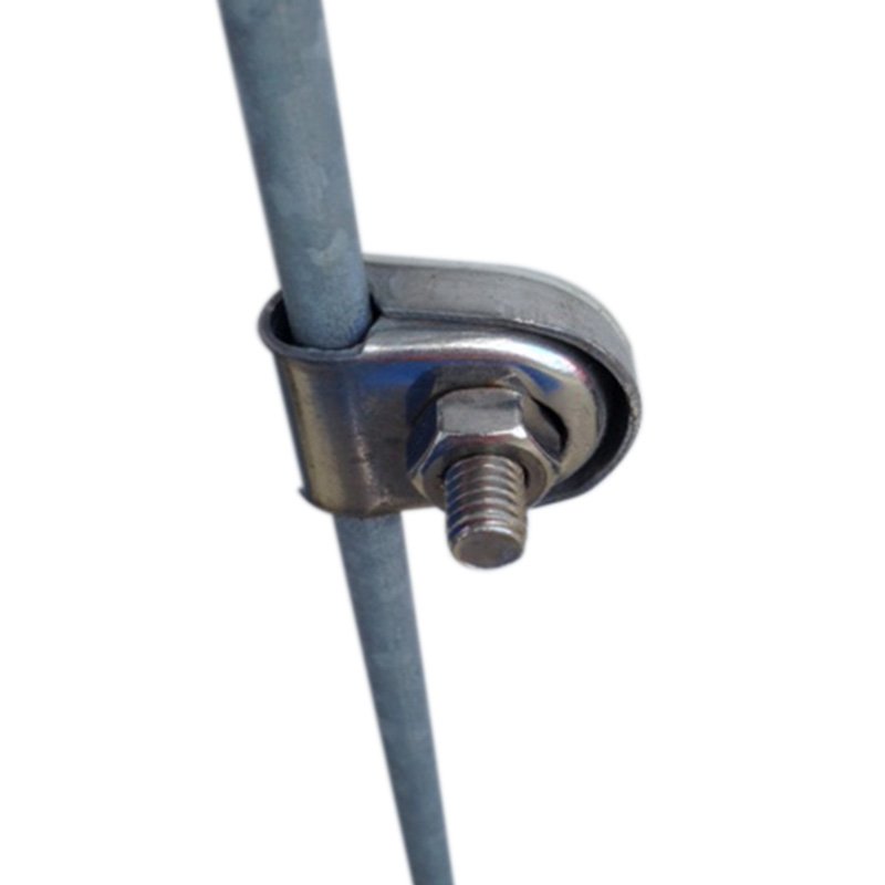 Tension rod holder stainless steel u 8mm