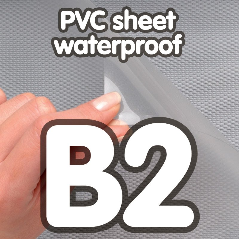Pvc sheet b2 waterproof