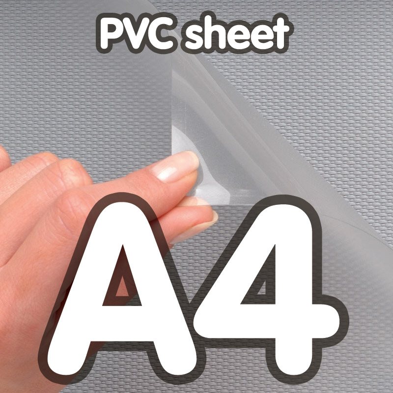 PVC-Folie A4 für Standard-Klapprahmen