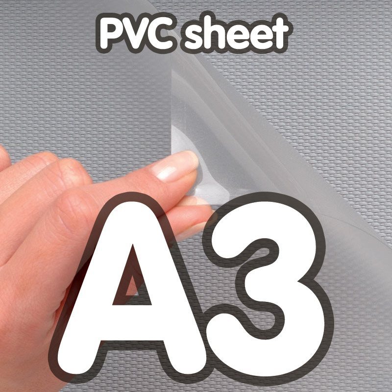 PVC-Folie A3 für Standard-Klapprahmen