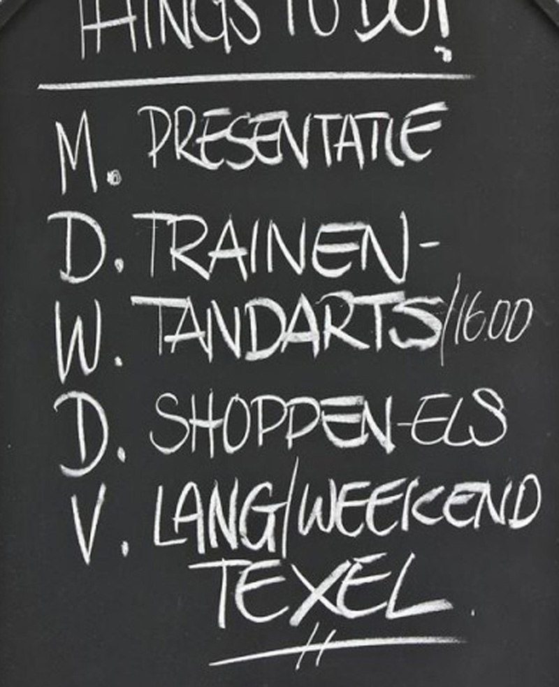 Chalkboard markers white