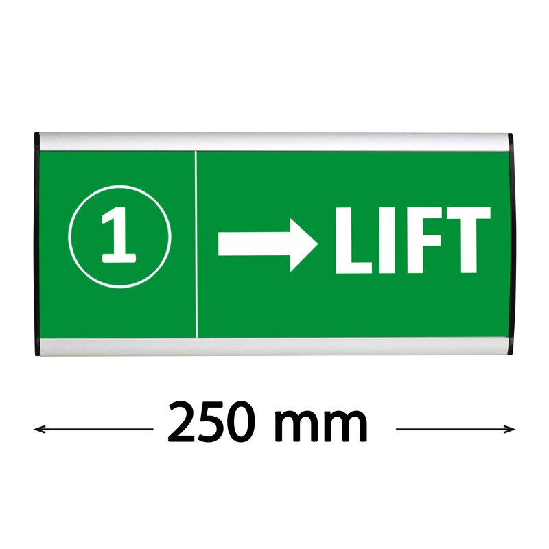 Wall Sign Modelle 105 105 x 250 mm