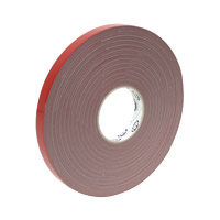 acrylic adhesive strip double sided 19 mm wide gray