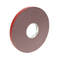 Acrylic adhesive strip double sided 19 mm wide gray