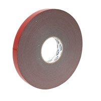 Acrylic adhesive strip double sided 25 mm wide gray