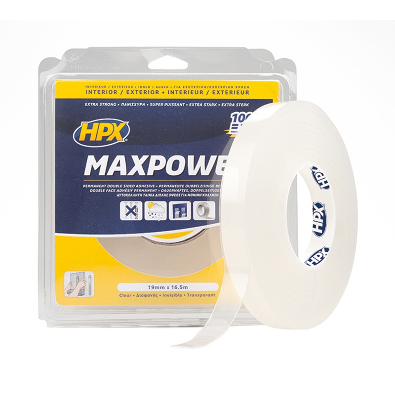 MAX POWER TRANSPARENT 19 mm x 16,5 m